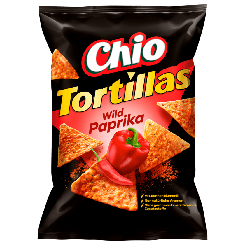 Chio Tortillas Wild Paprika 125g